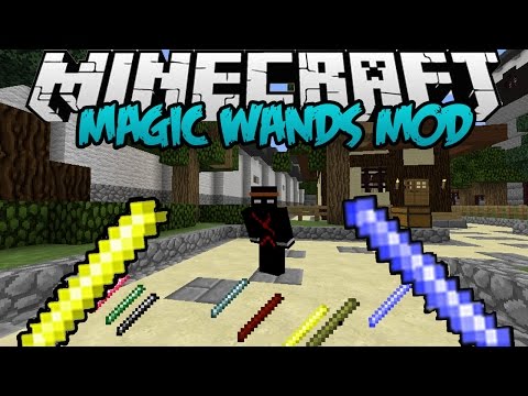 Minecraft Mod Review | Magic Staffs by Raelord Mod (BECOME A WIZARD) | 1.7.2 & 1.7.10