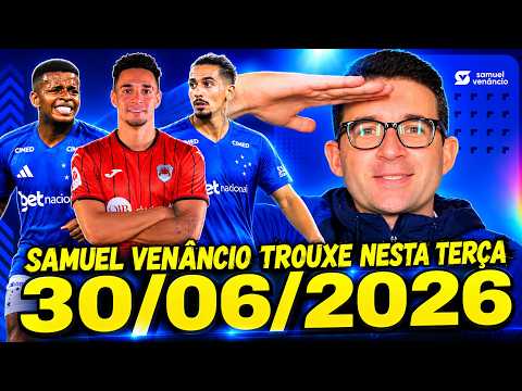 SAMUEL VENÂNCIO NESTA TERÇA COM NOTÍCIAS DO CRUZEIRO! ARROYO, PEC, RODRIGO MORENO #samuelvenâncio