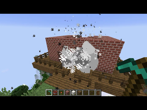 Minecraft - Come creare una casa volante e farla esplodere