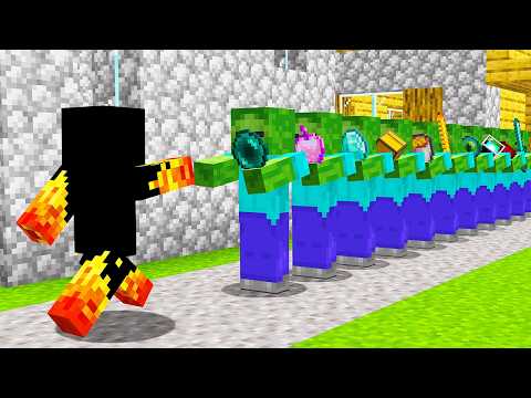 Minecraft but Zombies Beat the game for you