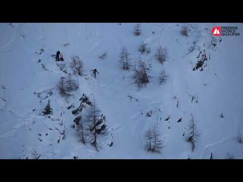 Winning Run Snowboard Women Tiphanie Perrotin (FRA) | Verbier Freeride Week by Dynastar FWQ 2* Day 1