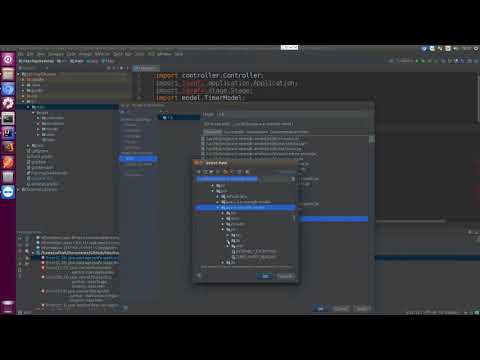 IntelliJ community running JavaFX application on Ubuntu 16.04 with OpenJDK 8