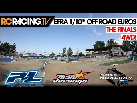 EFRA 1/10th 4WD Off Road Euros 2013 - The Finals - HD!