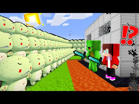 EVIL MIKEY vs The Most Secure House - Minecraft-Spiel von Mikey und JJ (Maizen Parodie)