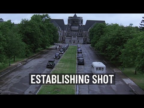 Establishing Shot - The Shawshank Redemption (1994) - Camera shot, Camera angle, Camera movement