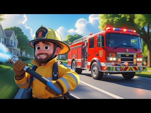 Tatü Tata, die Feuerwehr ist da 🚒 – Ein lustiges Lied für Kinder 🔥