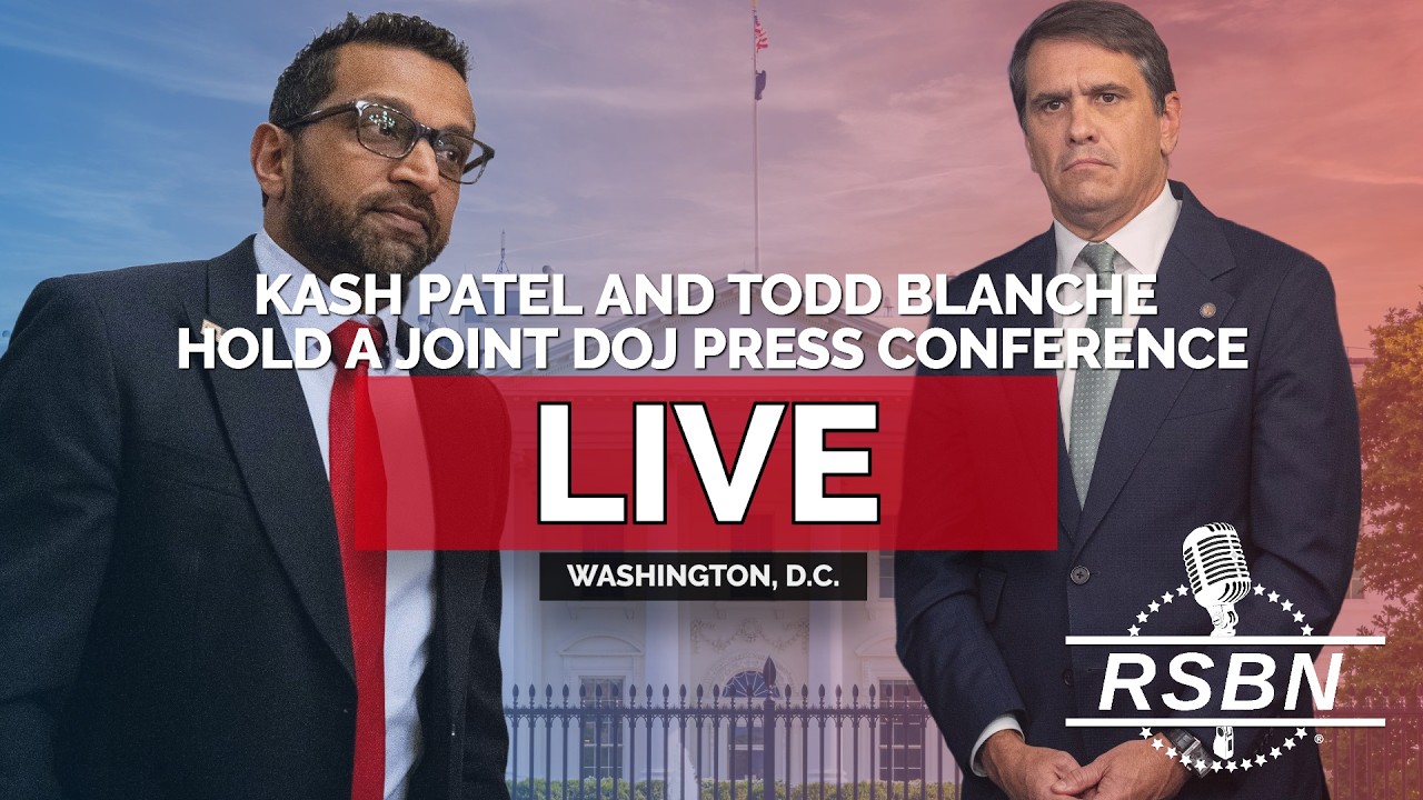 LIVE: Kash Patel and Todd Blanche Hold a Joint DOJ Press Conference - 04/27/26