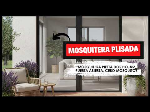 Cómo instalar una Mosquitera Plisada de Dos Hojas (Modelo Pietta)