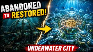 Abandoned Underwater City Restoration | Cinematic AI Transformation Film