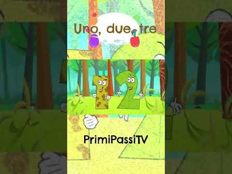 Uno, due, tre  canzone dei numeri per bambini PrimiPassiTV