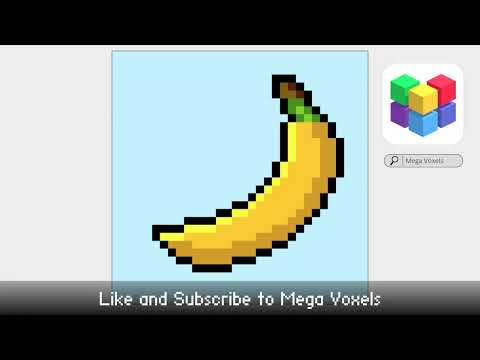 How to Make a Pixel Art Banana - Pixel Art Tutorial