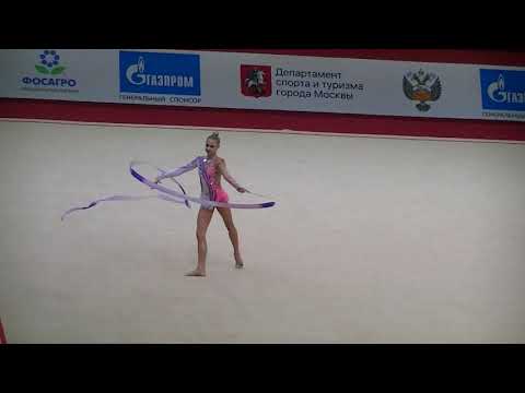 Ivanova Evelina (LAT) ribbon  Moscow  YOG Qualification 2018