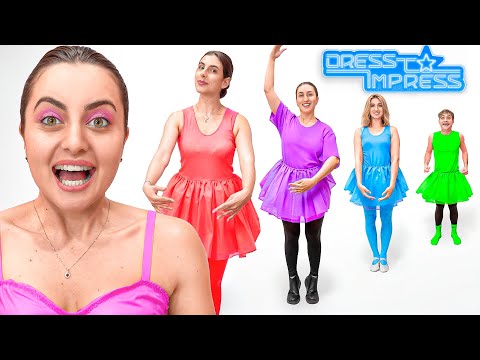 GIOCHIAMO A DRESS TO IMPRESS DI DANZA NELLA VITA REALE  CON I NOSTRI AMICI! 🩰