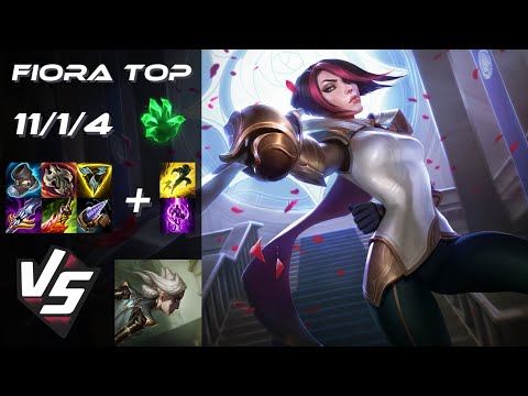 TOP Fiora vs Camille - EU Challenger Patch 14.10