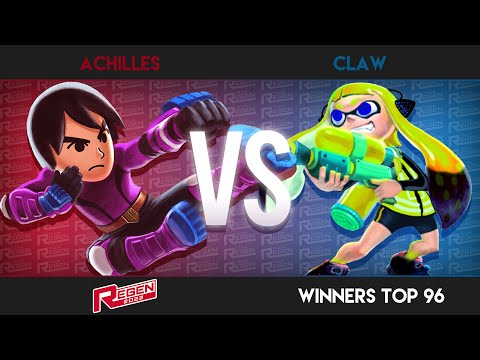 Regen 2022| Winners Top 96: Achilles (Mii Brawler) Vs Claw (Inkling)