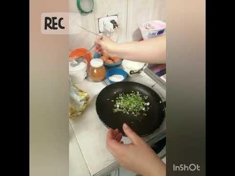 Cooking at home. Chard Cake. Heider Alexis Rivera Mora