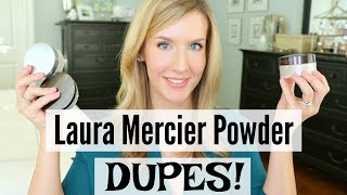 Two GREAT Laura Mercier Translucent Loose Setting Powder DUPES | OILY SKIN | MATURE SKIN