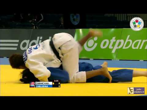Judo 2014 Grand Prix Dusseldorf: Carmichael (USA) - Zabludina (RUS) [-57kg] bronze