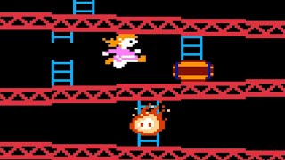 Casual Longplay: Donkey Kong - Pauline Edition (NES mod) gameplay session for 1 Player