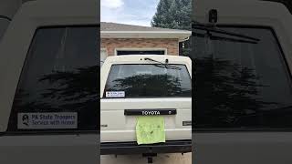 1987 Toyota 4Runner Deluxe 5-Speed Rear Window