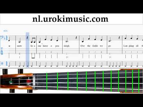 Celloles Jingle Bells Muzieknoten Cursus um-b374