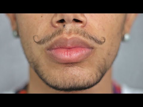 HOW TO MAKE A CURVE IN YOUR MUSTACHE