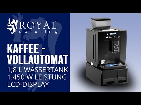 Video - Kaffeevollautomat - bis 750 g Bohnen - Milchaufschäumer