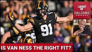 Is Iowa&#39;s Lukas Van Ness the right fit for the Atlanta Falcons?