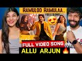 RAMULOO RAMULAA Ala Vaikunthapurramuloo Allu Arjun Full Video Song REACTION