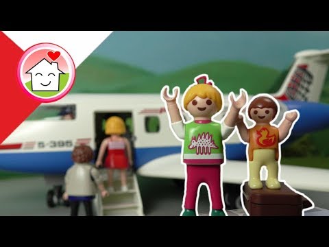 Playmobil po polsku Na lotnisku - Rodzina Hauserów