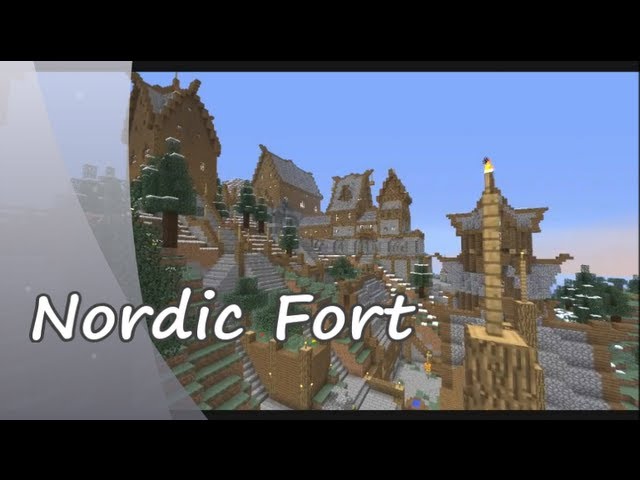 Norpeak - A Medieval Mountain Castle & Fortress Minecraft Map