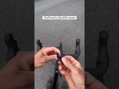Probably the coolest Garmin accessory available.. QuickFit quarter turn mount. #cyclingsmartgadgets