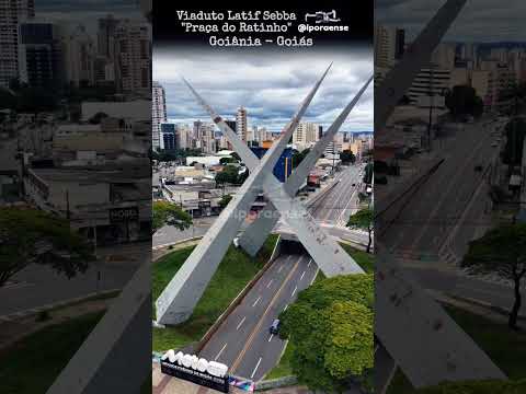 GOIÂNIA GOIÁS, PROJETO VISÃO AÉREA - VIADUTO LATIF SEBBA.