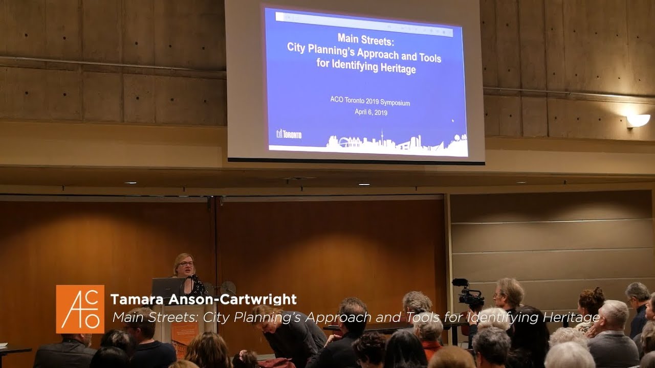 Disappearing Main Streets Symposium - Tamara Anson-Cartwright - Main Streets