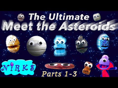 The Ultimate Meet the Asteroids - Parts1-3 - Solar System Song - Learn Astronomy / Space - The Nirks