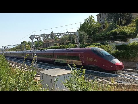 Italo, AGV 575 N. 18 in livrea SAMMONTANA (gelati all'italiana).