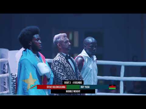 BOXING&JAMMIN III Full Match Replay | Steve Kulenguluka (RDC) vs  Roy yuda (Malawi)