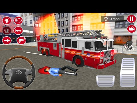 Fire Truck Missions And Driving Simulator 2021 | Emergency Rescue Games – Android Gameplay