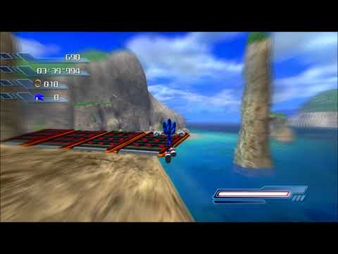 SONIC THE HEDGEHOG (2006) ~ Wave Ocean final loop skip (TAS)