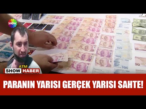 Parayı milimetrik kesti, ATM bile anlamadı!
