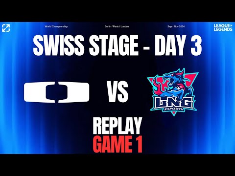 DK vs LNG | Game 1 | Swiss Stage Day 3 | Worlds 2024 #swissstage #worlds2024