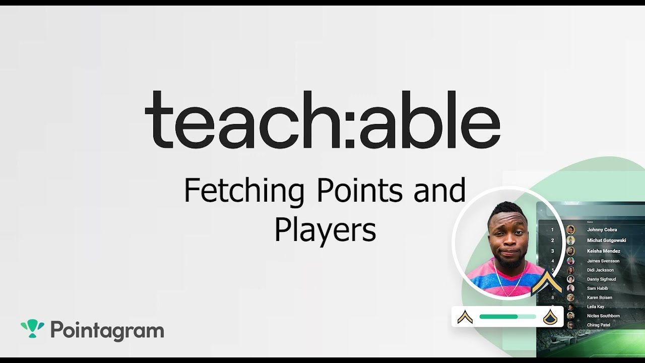  Fetching Points and Players - Gamification