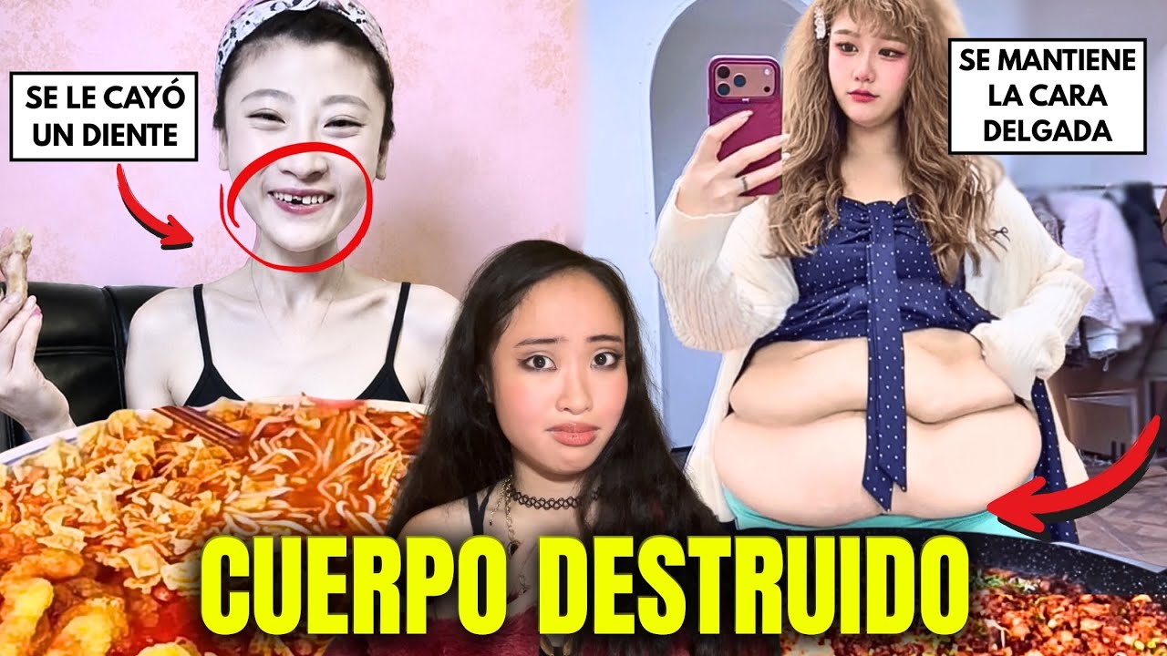 Forzadas a COMER tanto hasta el COLAPSO...sin poder ENGORDAR | MUKBANG
