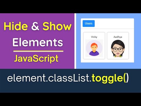 How To Toggle Css Classes With Javascript