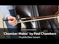 'Chamber Mates' by Paul Chambers - Double Bass Lesson