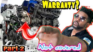 X56 Recall Warranty Extension do not apply. 3.6 Pentastar Ticking Misfire. Replace the Cylinder Head