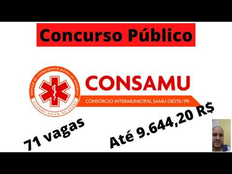 Concurso Público -  Consórcio de Saúde dos Municípios do Oeste do Paraná (Consamu)