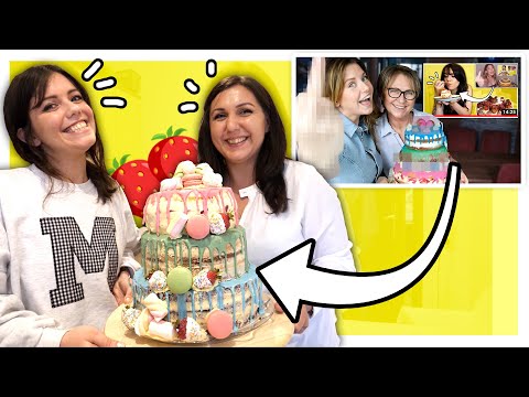 Meine Schwester und Ich retten Kellys Erdbeer-Vanille-Marshmallow Torte von ihrer Mama!