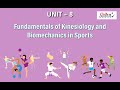 Fundamentals Of Kinesiology And Biomechanics In Sports Class 11 Physical Education Chapter 8