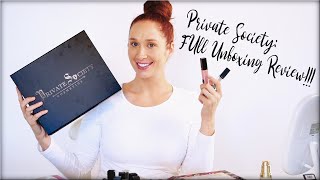 Private Society: Full Unboxing Review